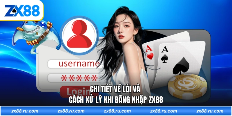 Chi tiết về lỗi và cách xử lý khi đăng nhập ZX88